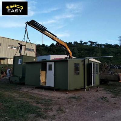 Expandable shipping container home for Hospital clinic use