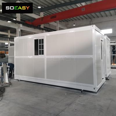Customized Side Window Foldable Container House with Luxury Ceiling