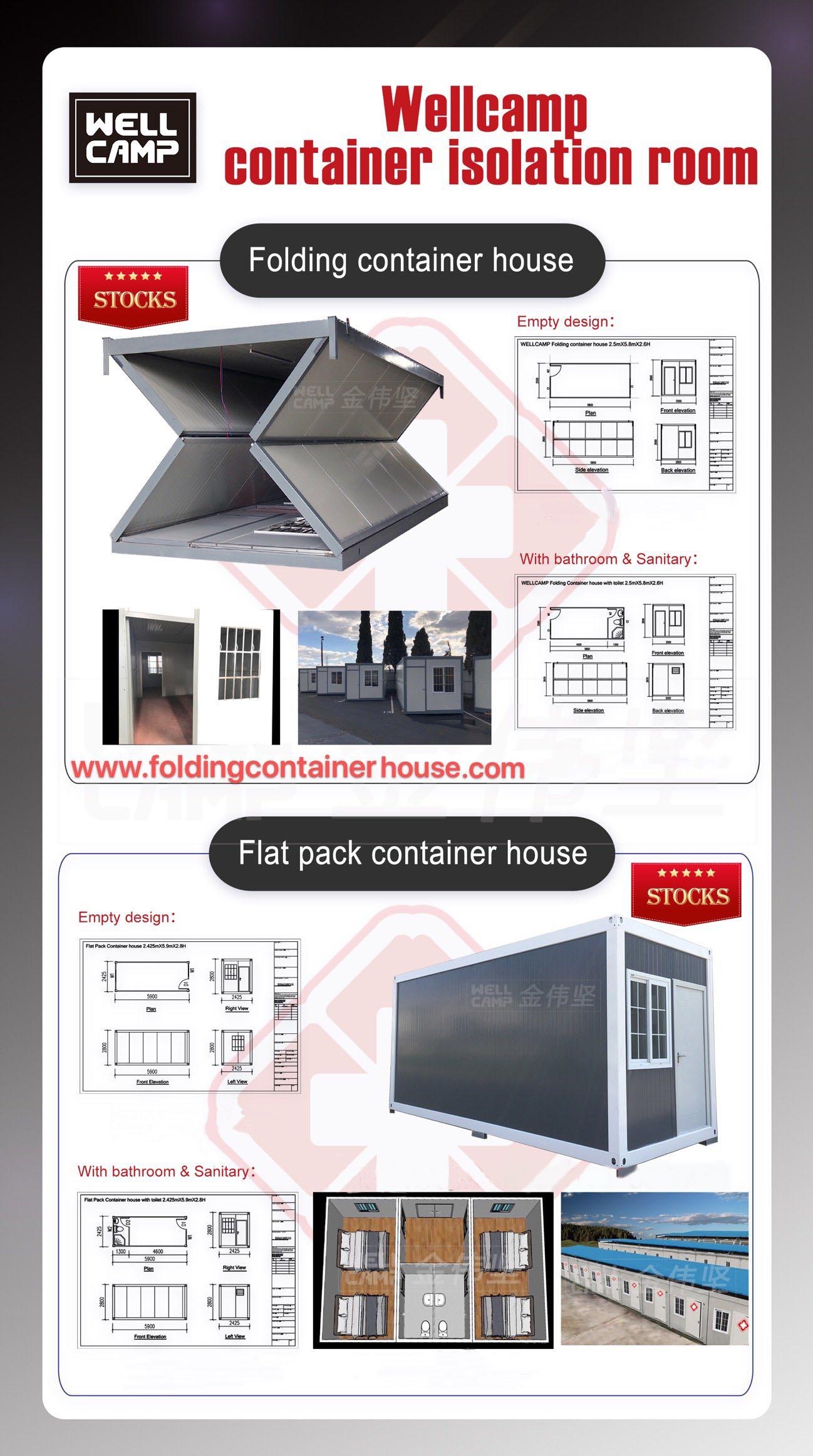 Folding container house