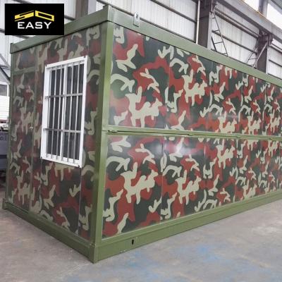 Economic portable prefabricated color folding container house