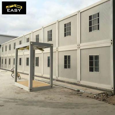 Two floor Construction Site Office Building Prefabricated House Flat Pack Container Office