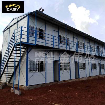 two layer design prefabrication K house for large size customized labor camp in Malaysia
