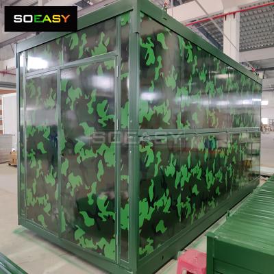 Customized Milimary Green Color Foldable Container House for Storage