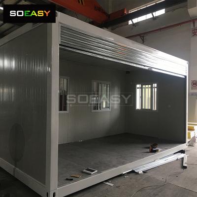 Flat Pack Container Houe Use for Storage With Complete Roof And Base