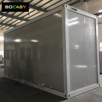 Flat Pack Container Toilet Come With Complete Roof and Based Easy To Istallation