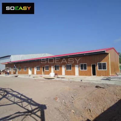 Steel Frame Luxury Type Easy And Fast To Install Prefabricated Labor House