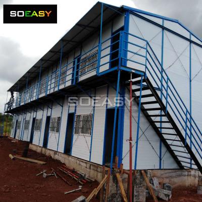 Steel Structure House In Construction Site Sandwich Panel For Wall Prefabricated K House