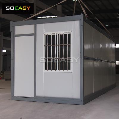 Affordable Prefab Container House Folding House With Wheels Low Cost Easy for Loading and Unloading