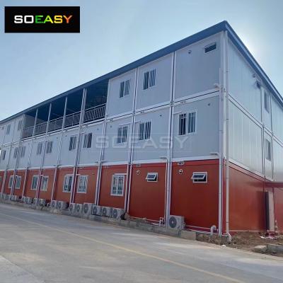 Make In Construction Site Living Container Home Flat Pack  Prefab Container House Mobile Container Office