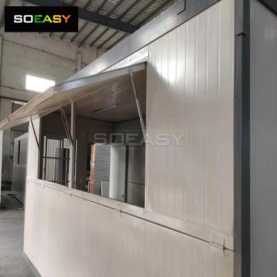Cheap Price Prefab Foldable House Customized Side Awning