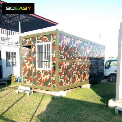 Foldable Container Shop Customized in Green Color