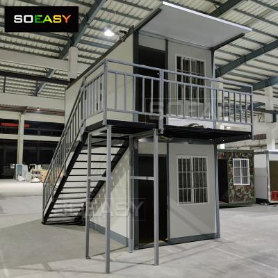 2 Story Modern Modular Metal Prebuilt Prefab Tiny Shipping / Assemble /Foldable Container House Homes for Sale