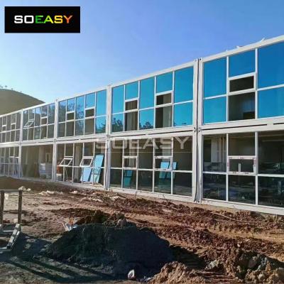 Glass Wall Luxury Modern Living House Prefabricated Flatpack 20 FT Modular Hotel Sandwich Panel Office Container Home Container House Modular Hotel