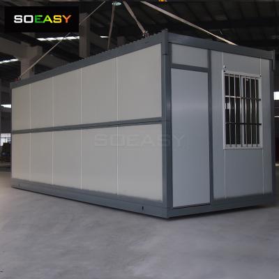China Soeasy Luxury Prefab Portable Caravan Mobile Camp Steel Structure Building Modular Prefabricated Office Home Container House