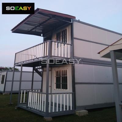 Foldable Tiny Light Steel Install Two Story Container Fold Out Prefab Folding House Container Home