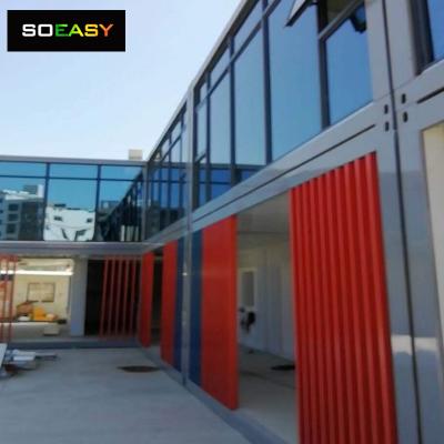 ​Prefab 2 story luxury 20ft 40ft office container prefabricate​container house flat pack  high Quality Glass office Wholesale