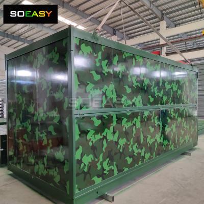 New Manufacturing CSC CE certification prefab shipping foldable container house folding container Affordable design containers