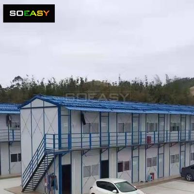 Cheap Easily Assembled mobile modular prefabricated K-Shaped k house dormitory building light steel frame k type prefab house