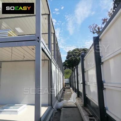 New technology container office steel structure frame flat pack container house as dormitory​