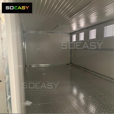 China supplier ​Cheap Prefab 20FT 40FT Foldable Modular Luxury Living toilet  Prefabricated Folding Container House