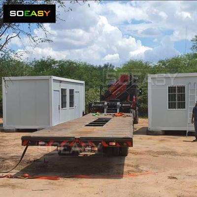 China Prefab Modern Living Expandable Container House foldable flat pack 20ft modular prefab house