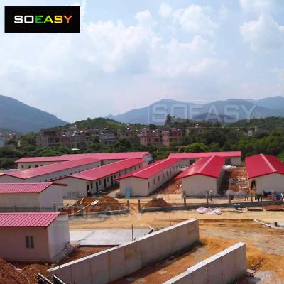 Steel Prefabricated T House For Labor Camp