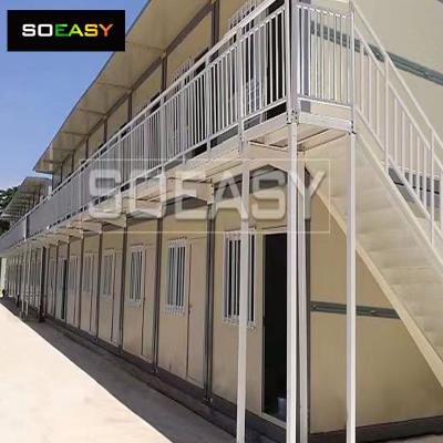 20FT   Fireproof Stackable worker dormitory Foldable Container House