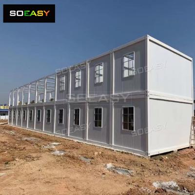 20ft Prefab Detachable Container house Manufacturer Mobile Labour Dormitory Camp Modular House Container