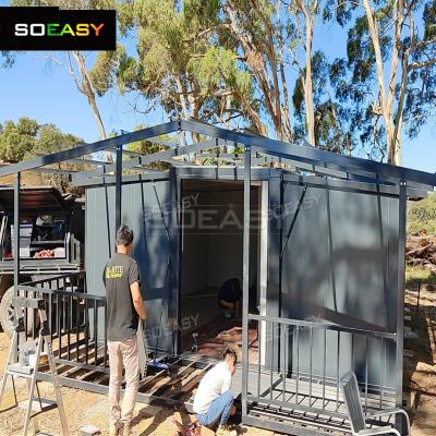 Expandable Container House With roof and veranda design Manufacturer  Foldable House
