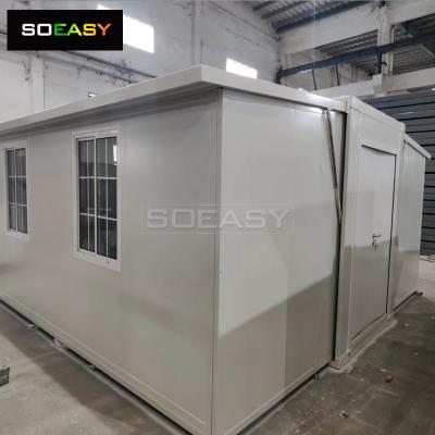 Top sale in Indonesia Expandable Container House With roof and veranda design Manufacturer  Foldable House