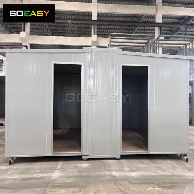 2 Room Design 20 square meter Expandable Container House With roof and veranda design Manufacturer  Foldable House