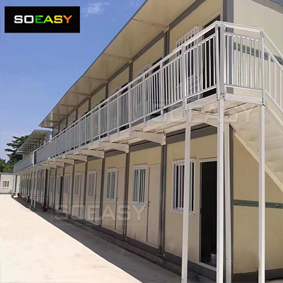2 Floor Folding Container House with Awning Quick Installation