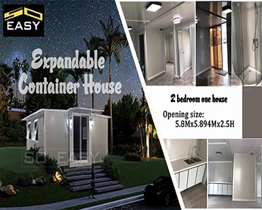 Luxury Modern design Expandable Prefabricated Container House