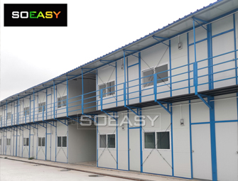SOEASY Prefab K House Modular Housing Prefabricated Labor Camp Accommodation Office Canteen Bathroom