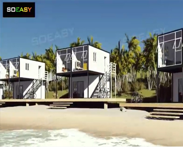 Container Hotel Villa Make Of Detachable Container House