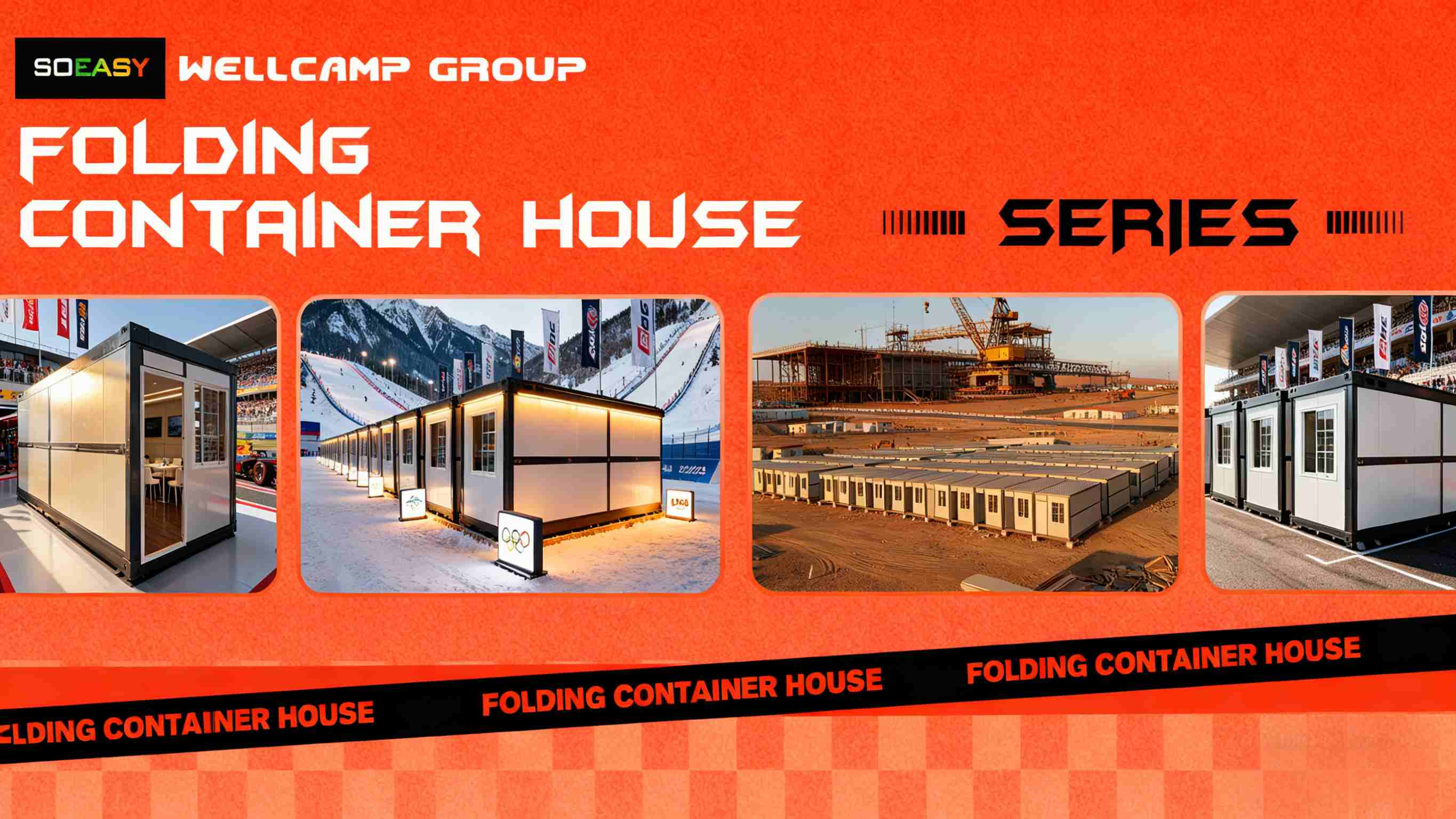 Magic Folding Container House，Easy to install and convenient to move.