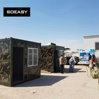 Folding container cabin in Kuwait