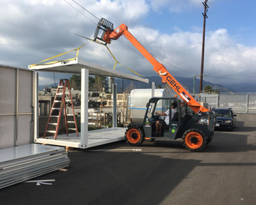 So easy to install flat pack container house !