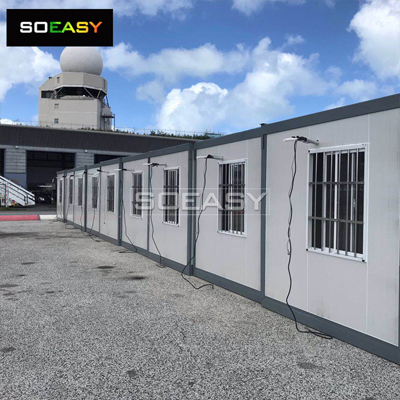 Prefab Moblie Foldable Container House for Dormitory and Office Project