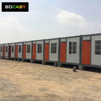 Prefab Labor Camp in Saudi Arabia Folding Container House Short Time Installation